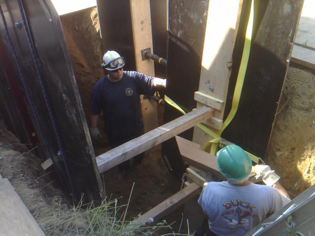 Trench II - 2011 - Firefighter Ziegler and  Captain Yearsley